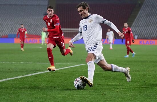 Футбол. Лига наций. Матч Сербия – Россия