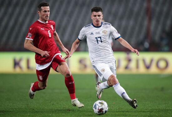 Футбол. Лига наций. Матч Сербия – Россия