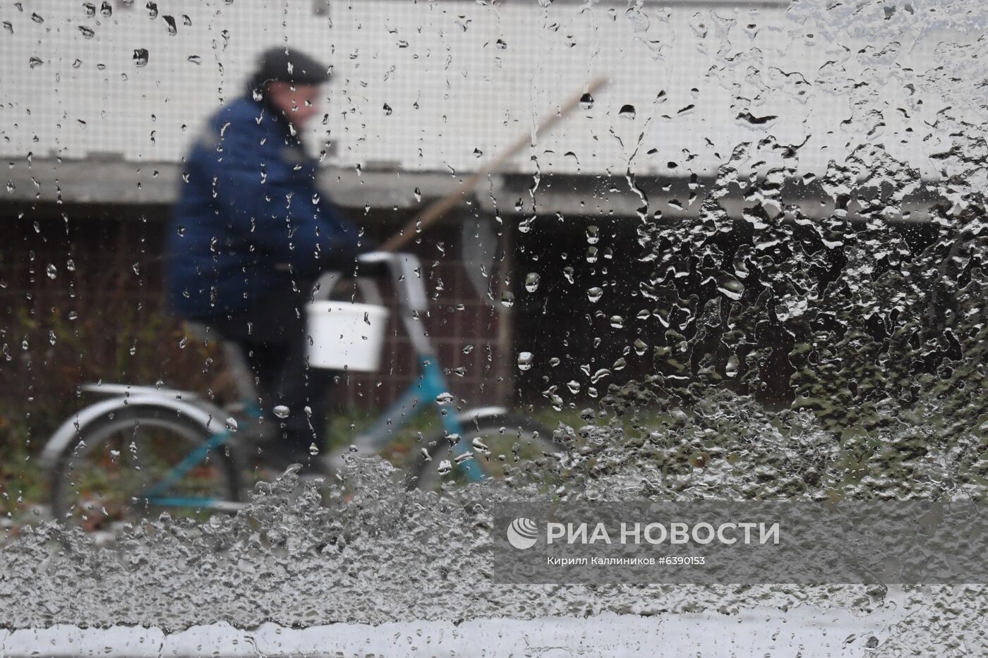 Последствия ледяного дождя в Москве