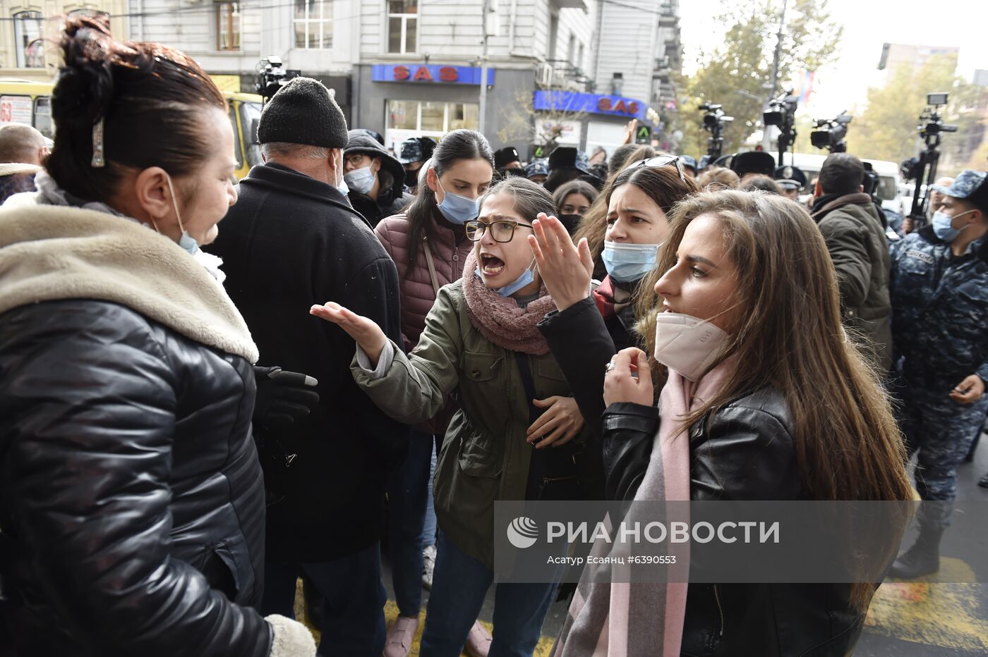 Акция протеста оппозиции в Ереване