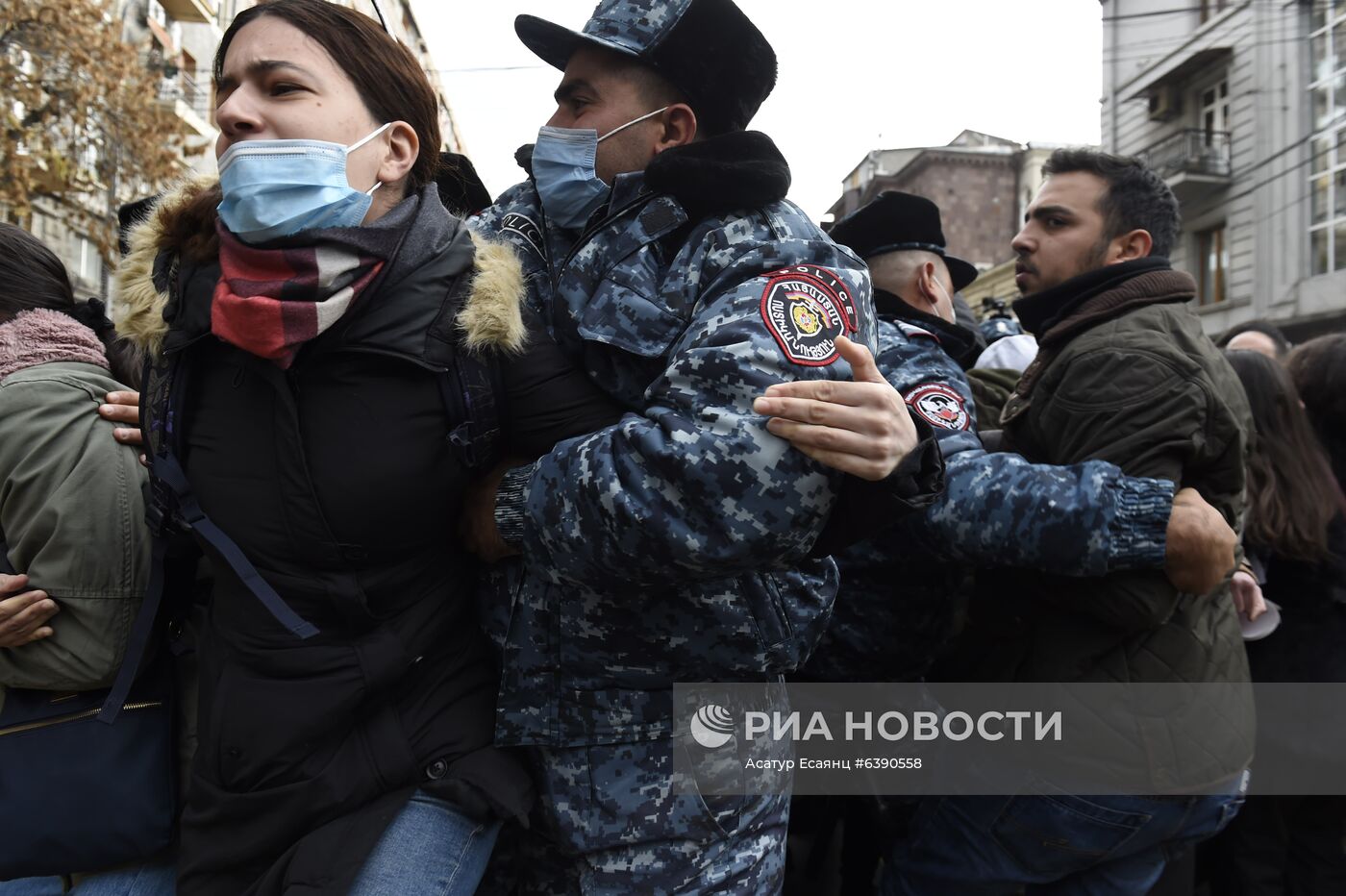 Акция протеста оппозиции в Ереване