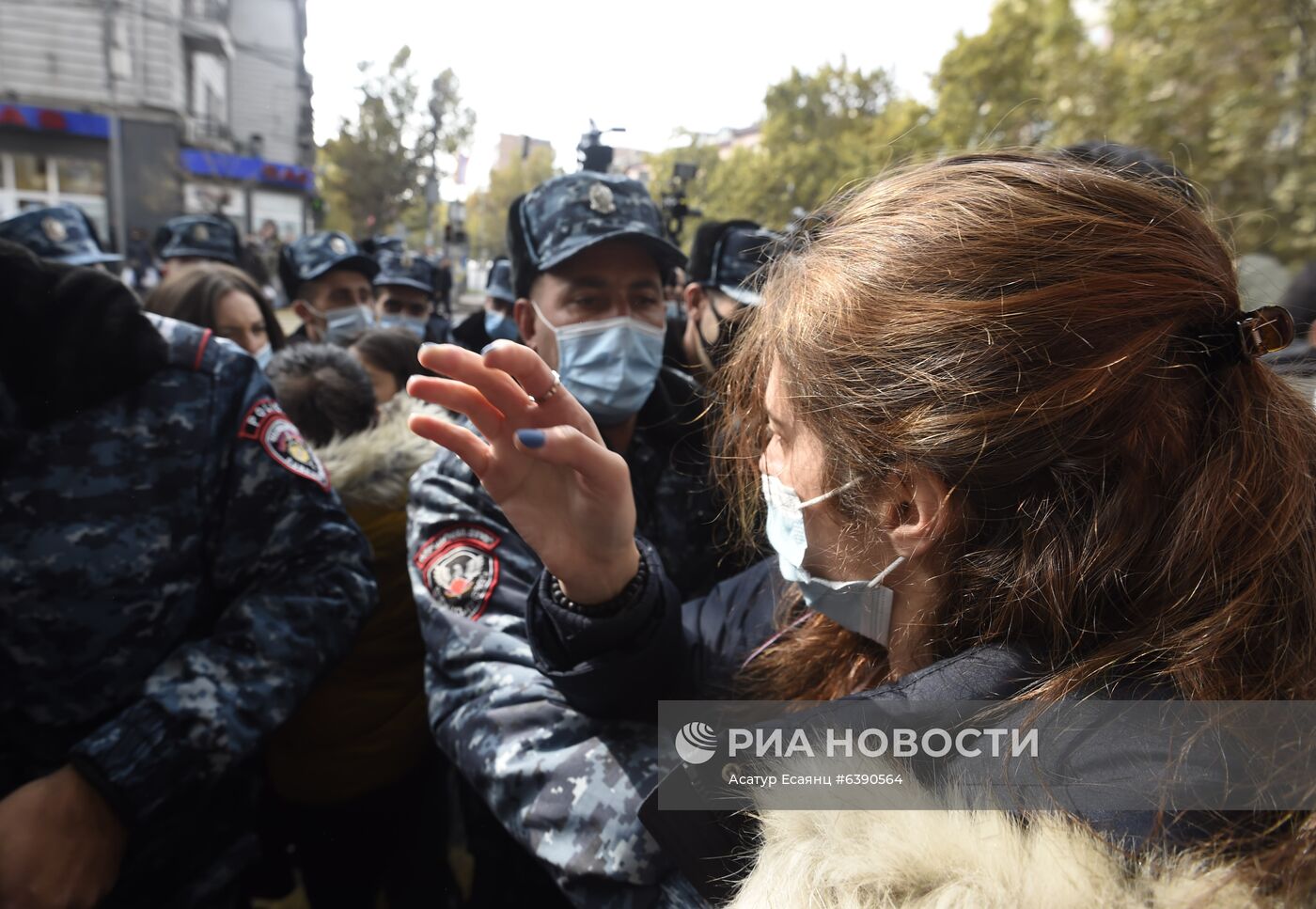 Акция протеста оппозиции в Ереване