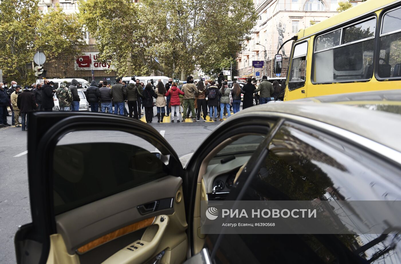 Акция протеста оппозиции в Ереване