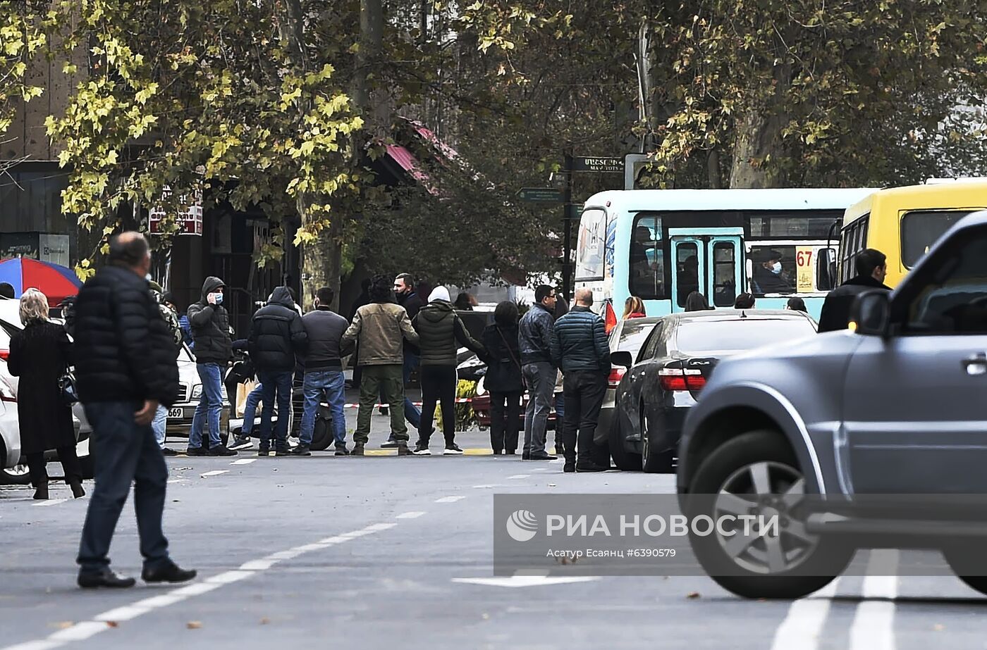 Акция протеста оппозиции в Ереване