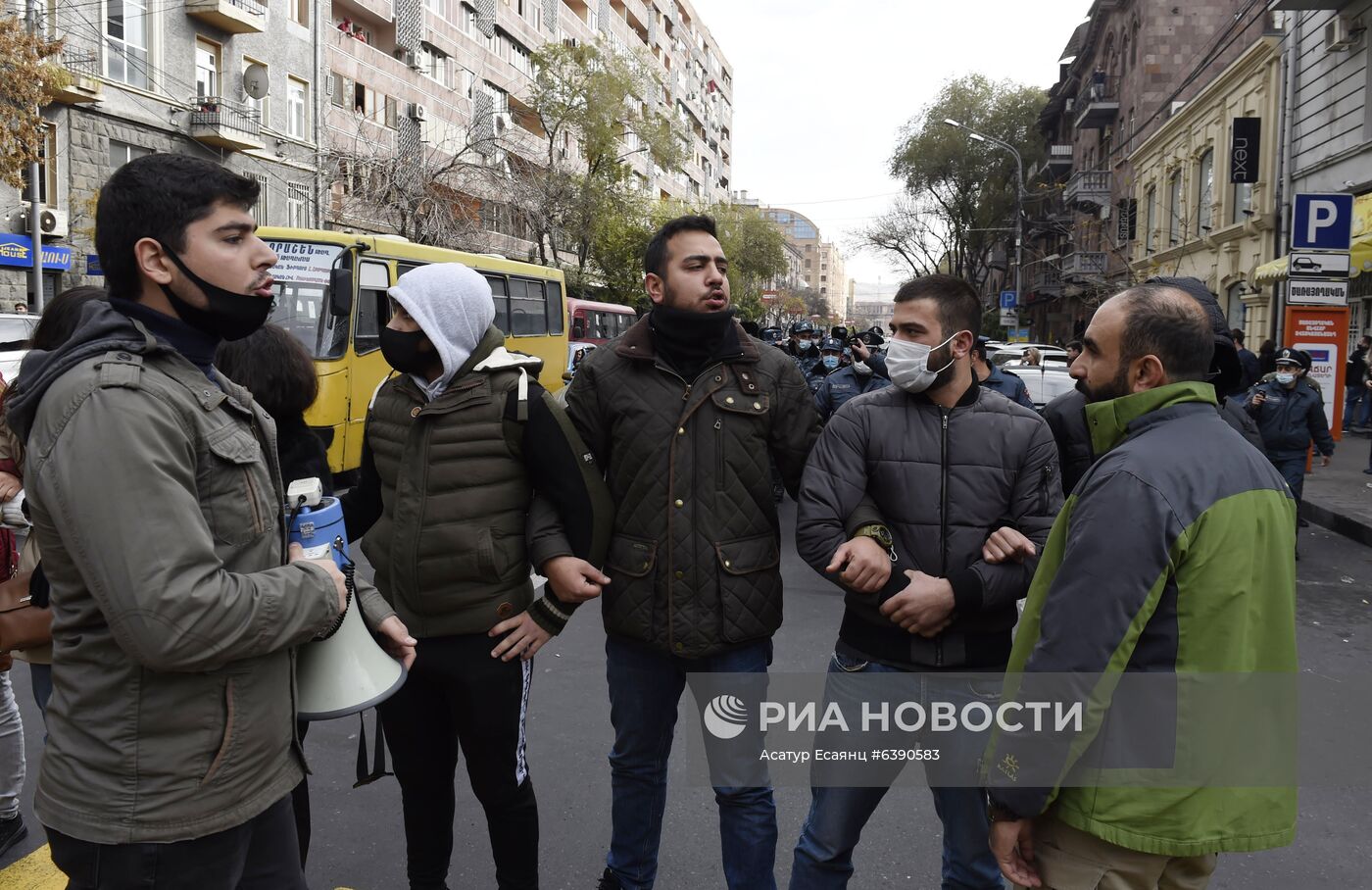 Акция протеста оппозиции в Ереване