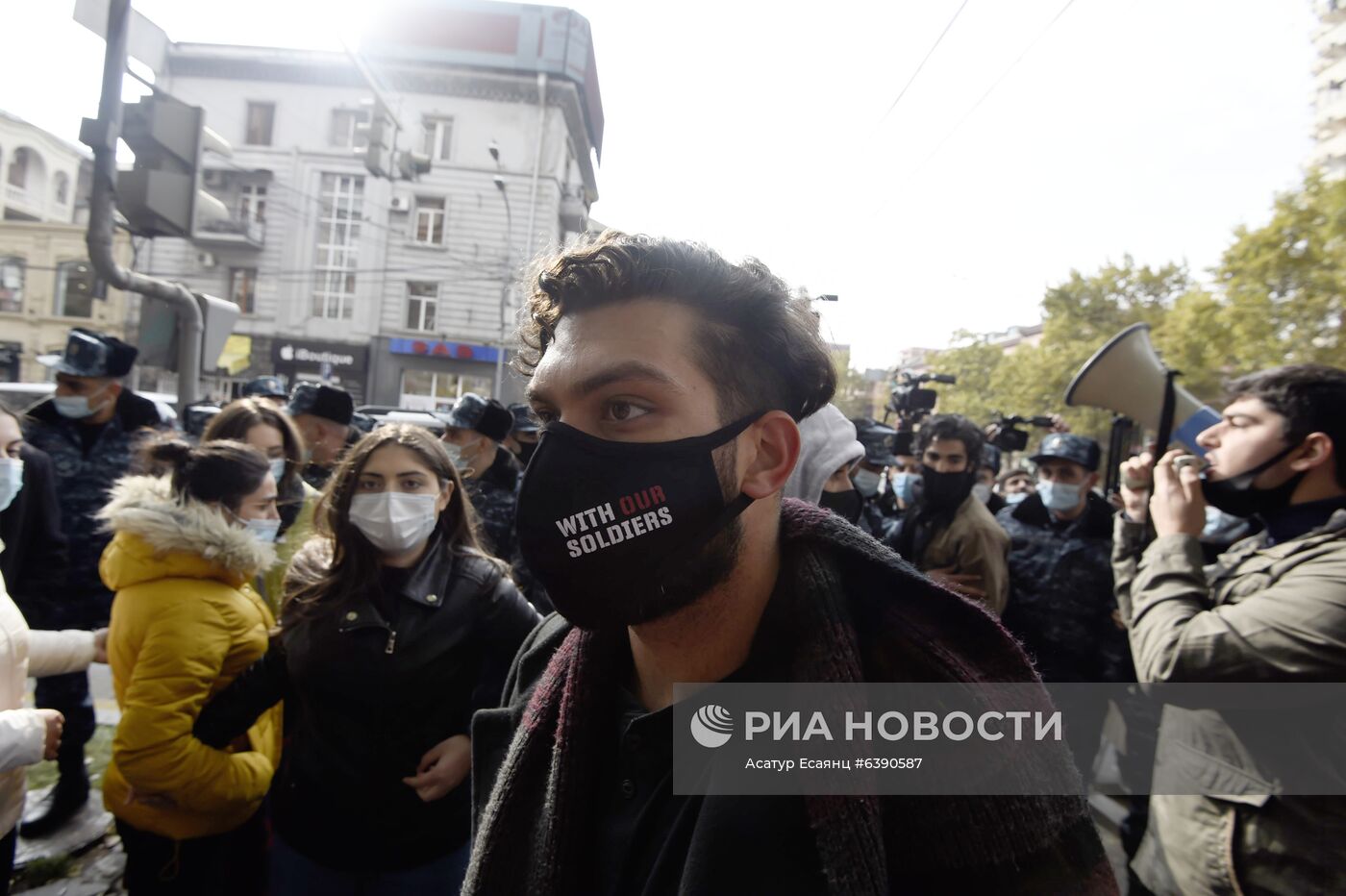 Акция протеста оппозиции в Ереване