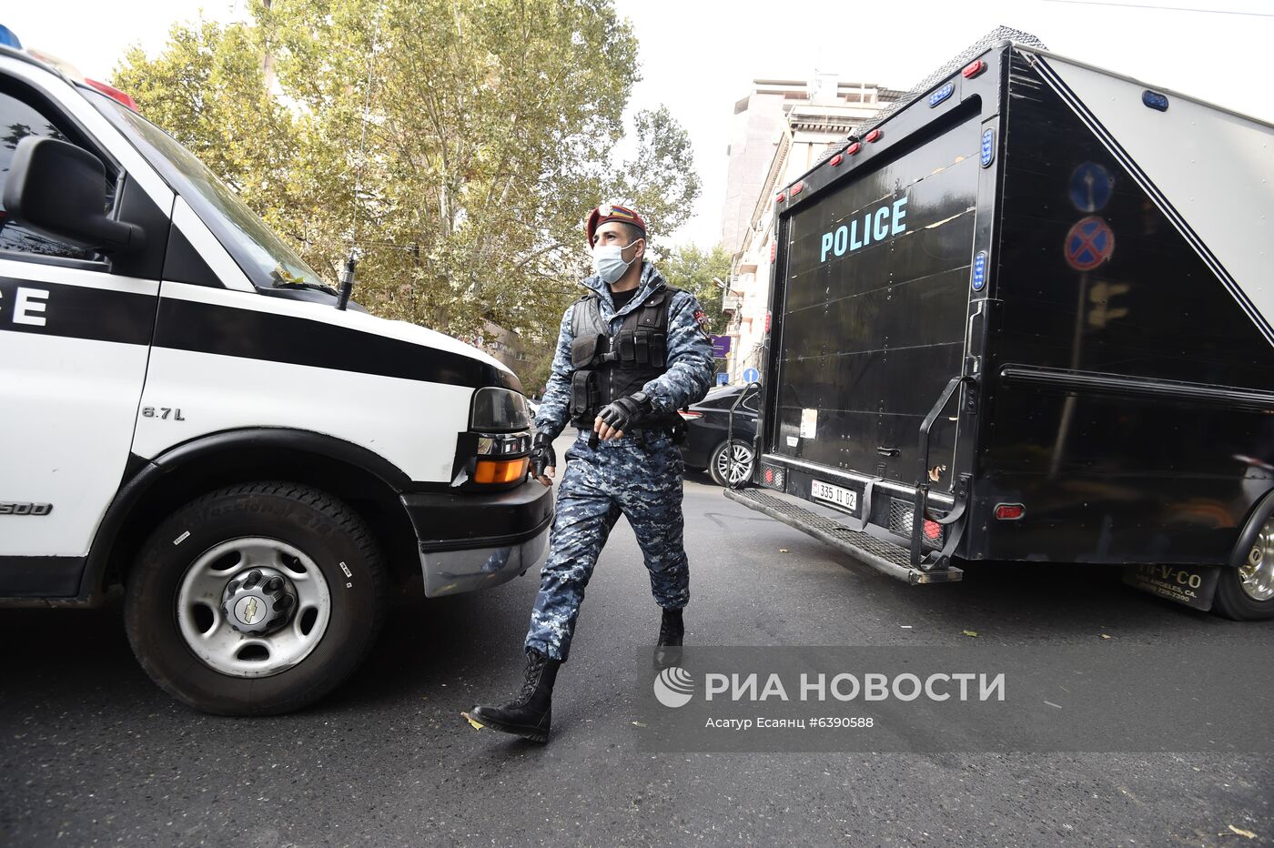 Акция протеста оппозиции в Ереване