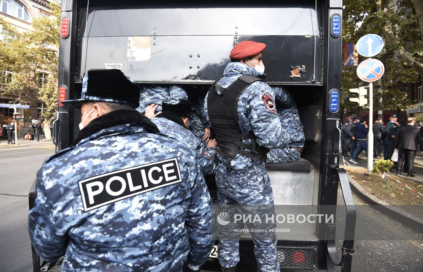 Акция протеста оппозиции в Ереване