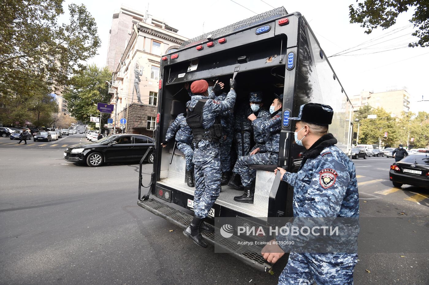 Акция протеста оппозиции в Ереване