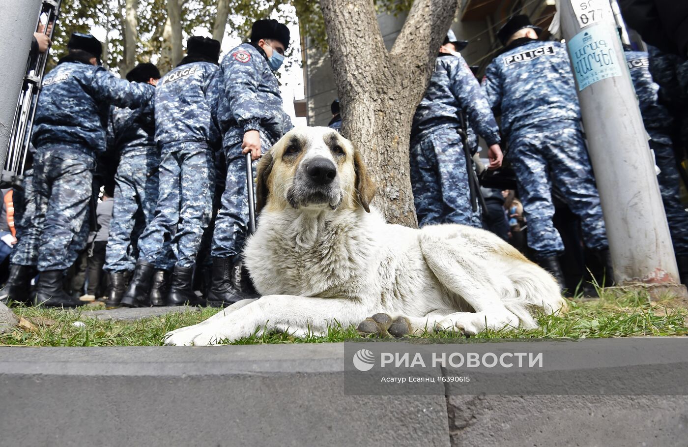 Акция протеста оппозиции в Ереване