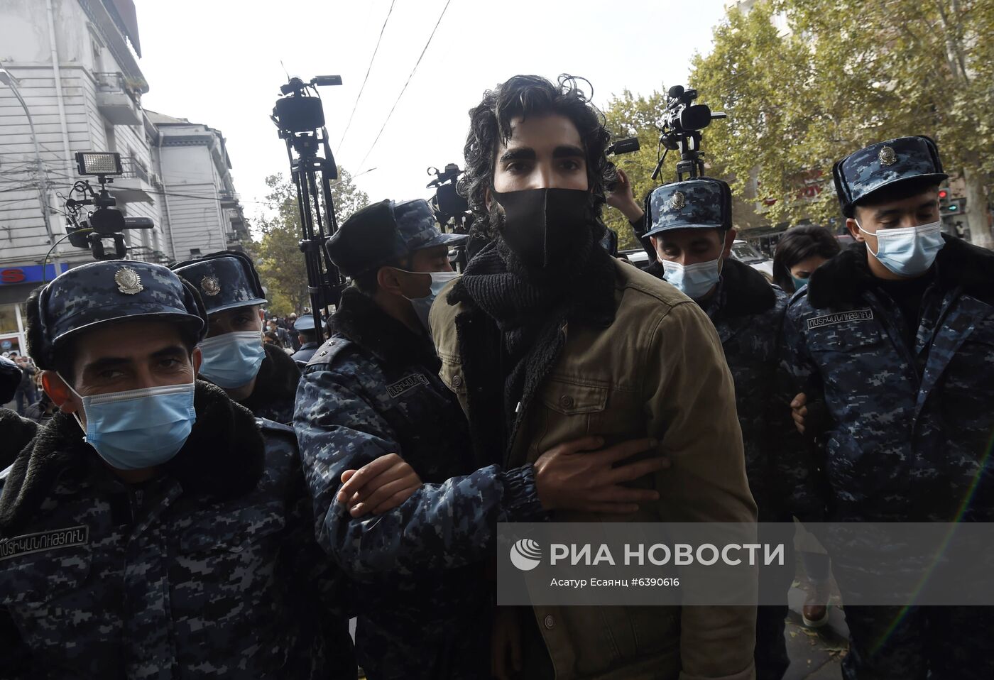 Акция протеста оппозиции в Ереване