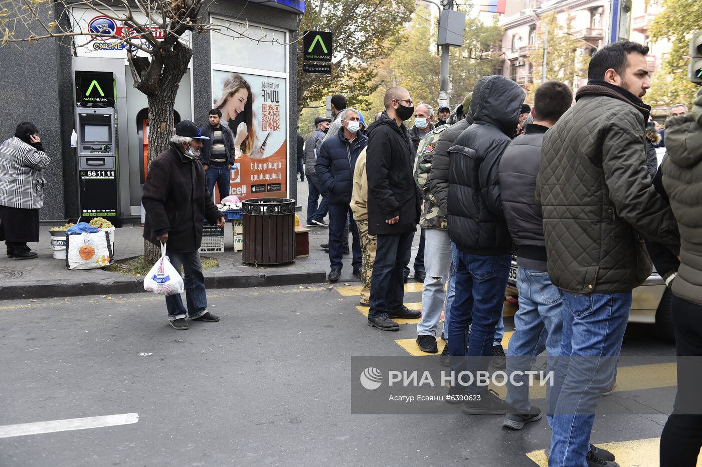 Акция протеста оппозиции в Ереване