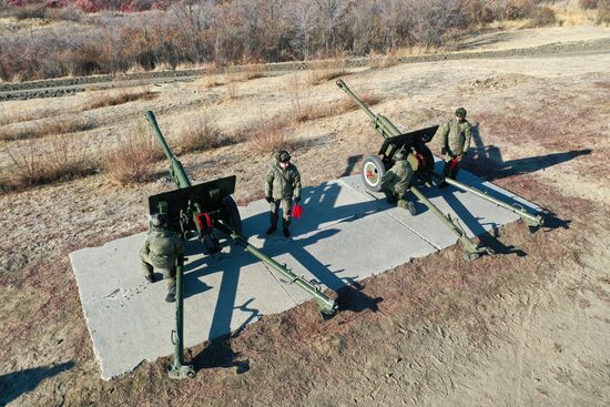 "Выстрел памяти" на Мамаевом кургане в Волгограде