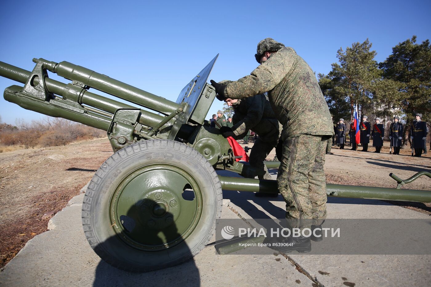 "Выстрел памяти" на Мамаевом кургане в Волгограде