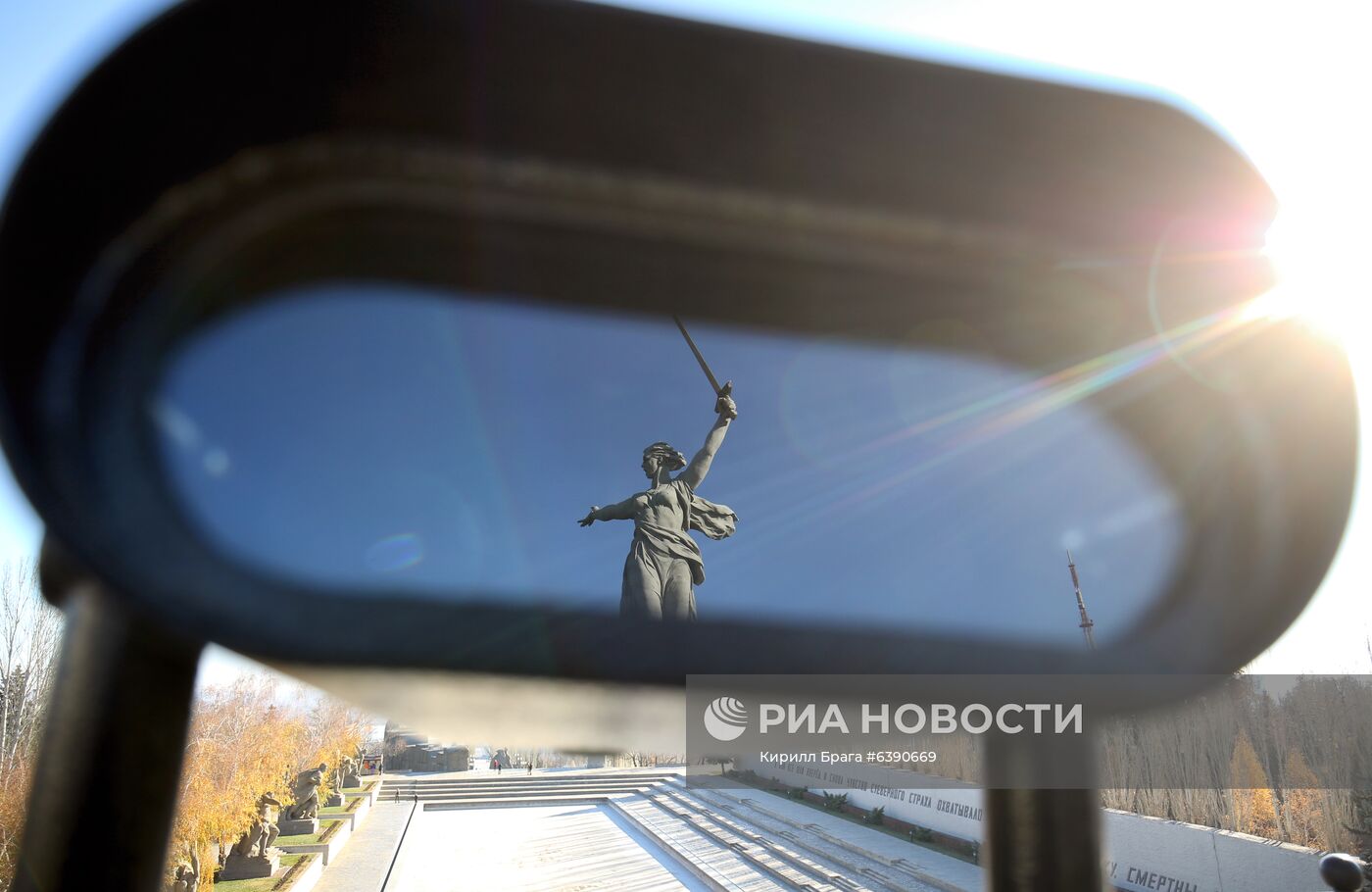 "Выстрел памяти" на Мамаевом кургане в Волгограде