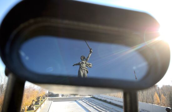 "Выстрел памяти" на Мамаевом кургане в Волгограде