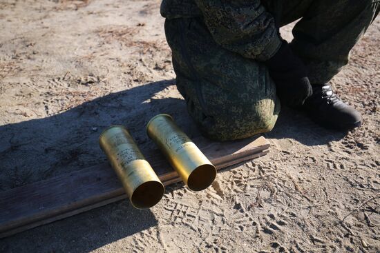 "Выстрел памяти" на Мамаевом кургане в Волгограде