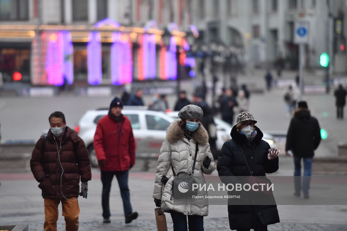 Масочный режим  в Москве 