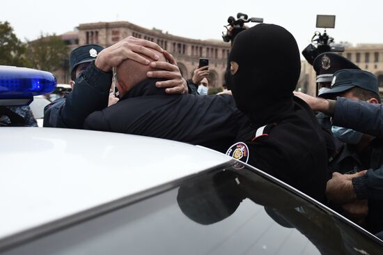 Митинг оппозиции в Ереване