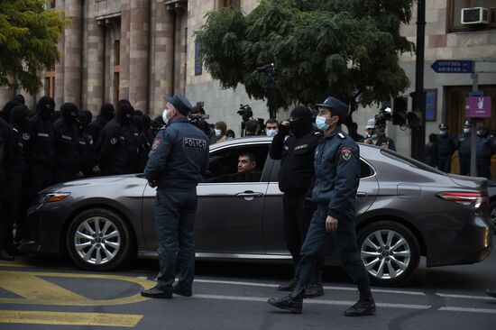 Митинг оппозиции в Ереване