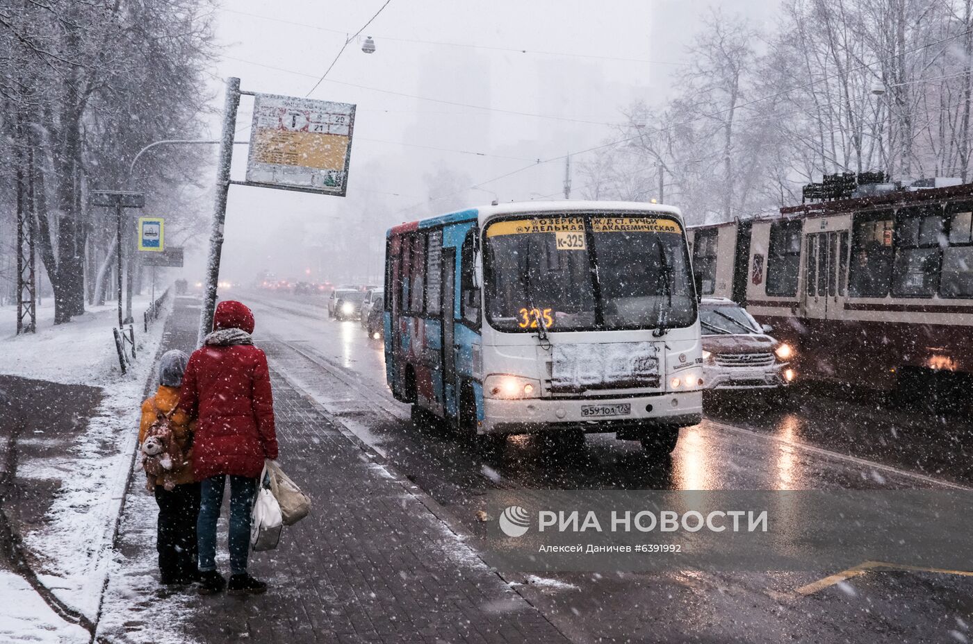 Метель в Санкт-Петербурге