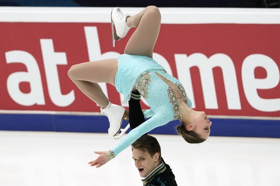 Фигурное катание. Этап Гран-при. Пары. Короткая программа