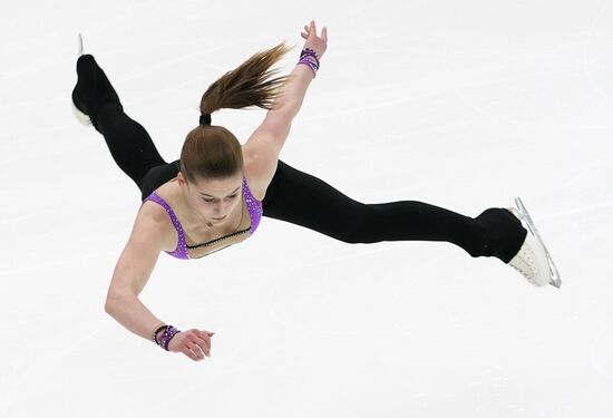 Фигурное катание. Этап Гран-при. Женщины. Короткая программа