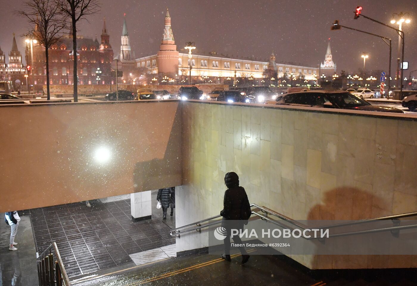 Снег в Москве