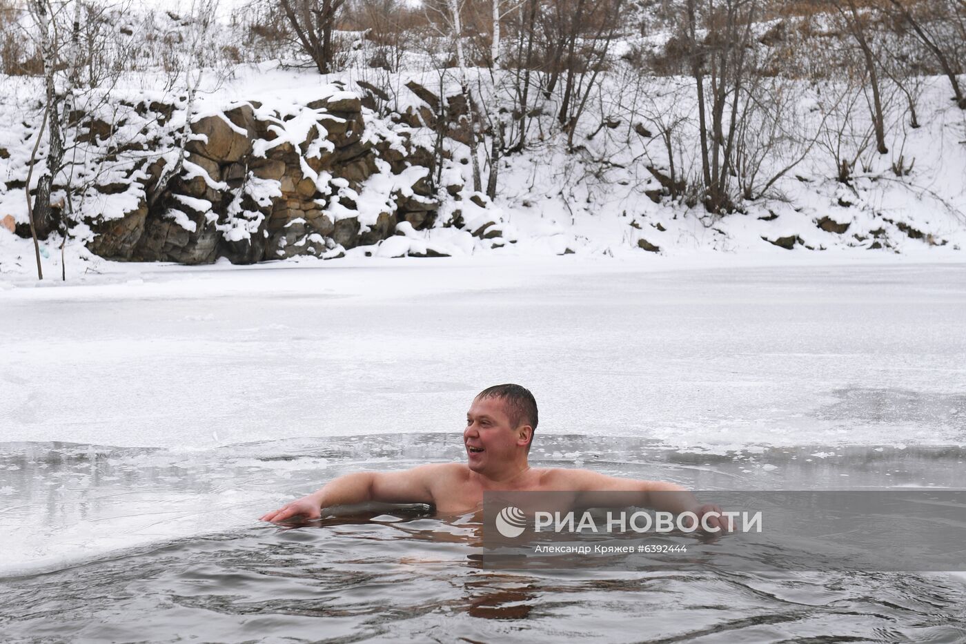 Клуб любителей зимнего плавания в Новосибирске 