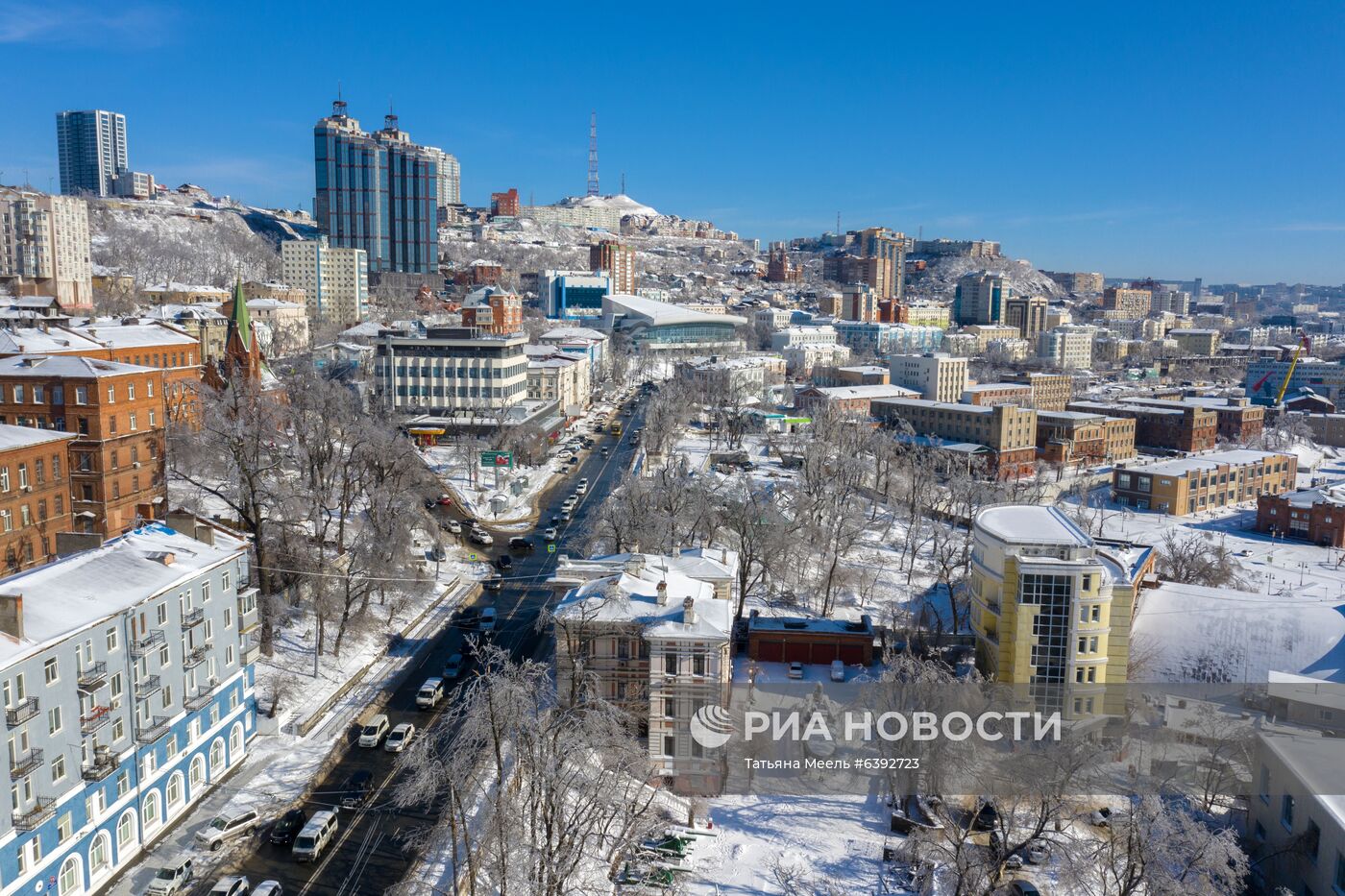 Последствия снежного циклона в Приморье