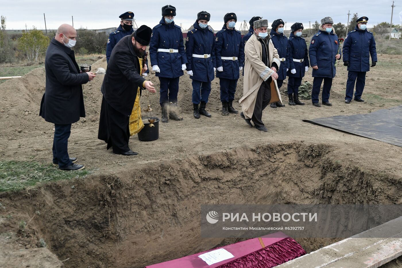 Перезахоронение останков солдат Великой Отечественной войны в Симферополе