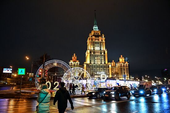 Новогоднее оформление Москвы 