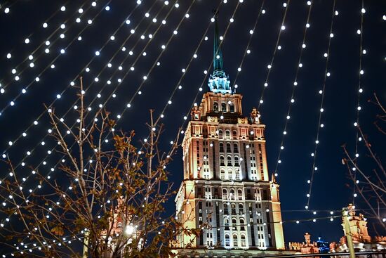 Новогоднее оформление Москвы 