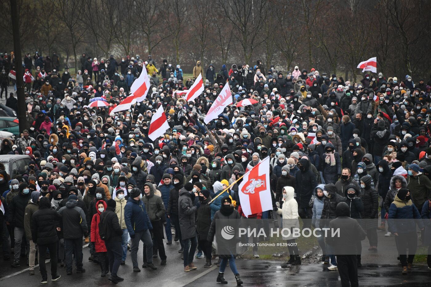 Акция протеста в Минске