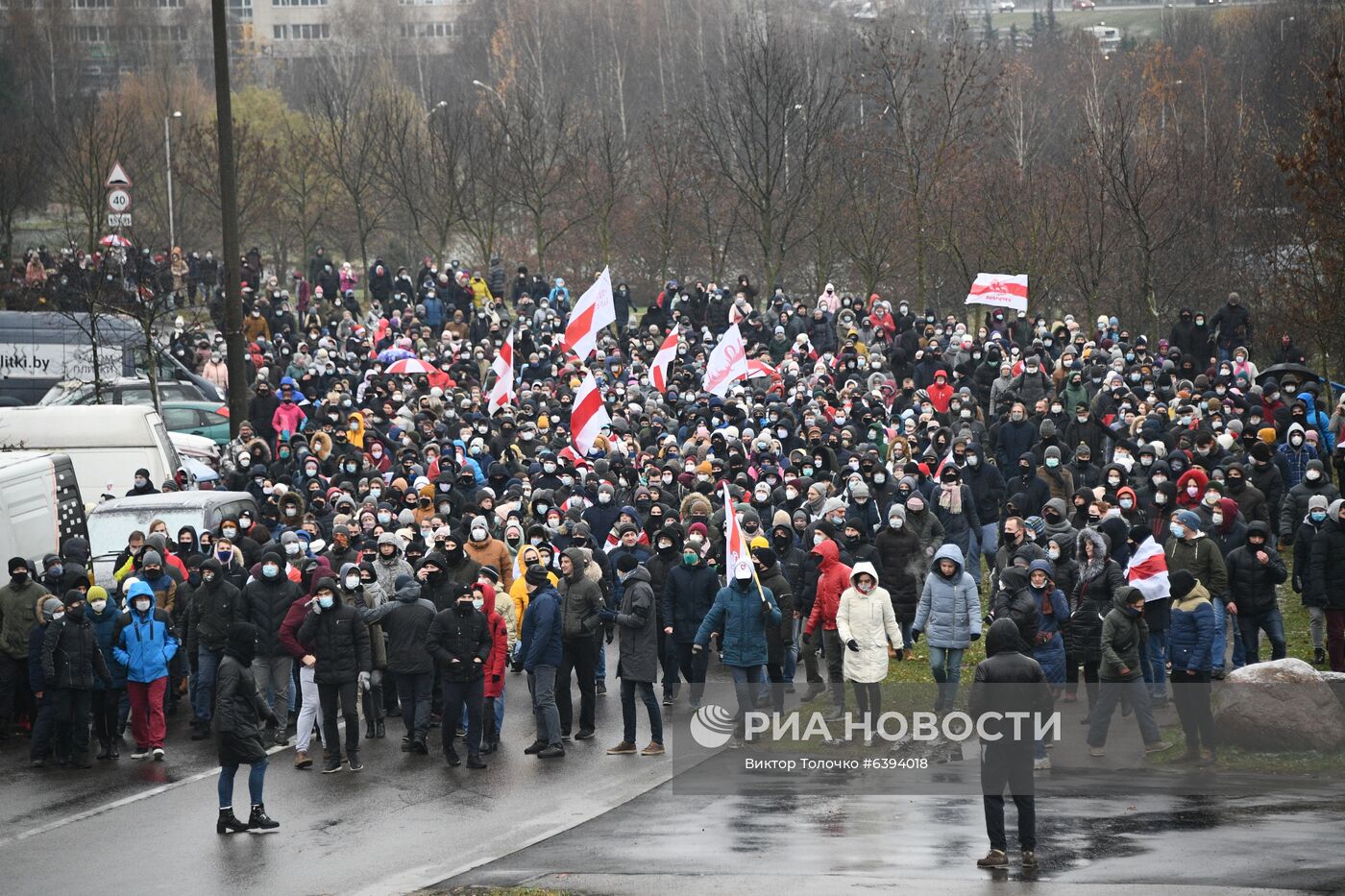 Акция протеста в Минске