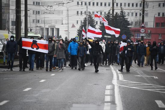 Акция протеста в Минске