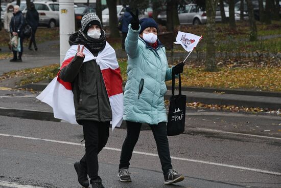 Акция протеста в Минске