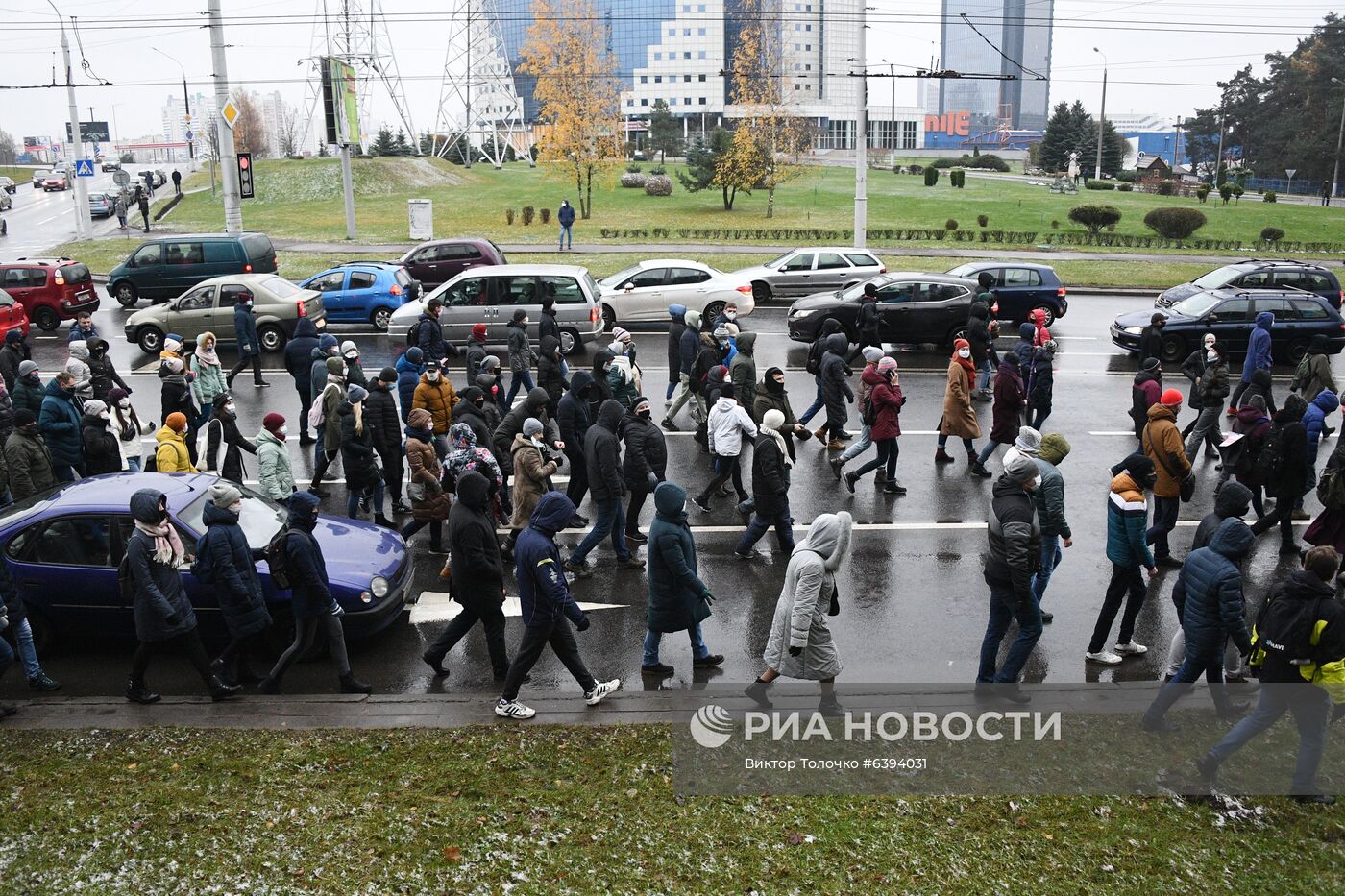 Акция протеста в Минске