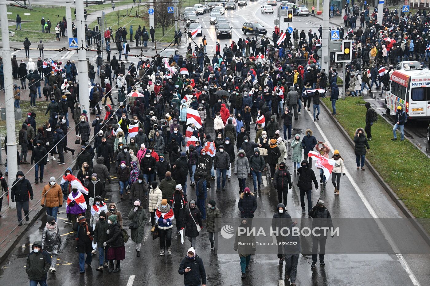 Акция протеста в Минске