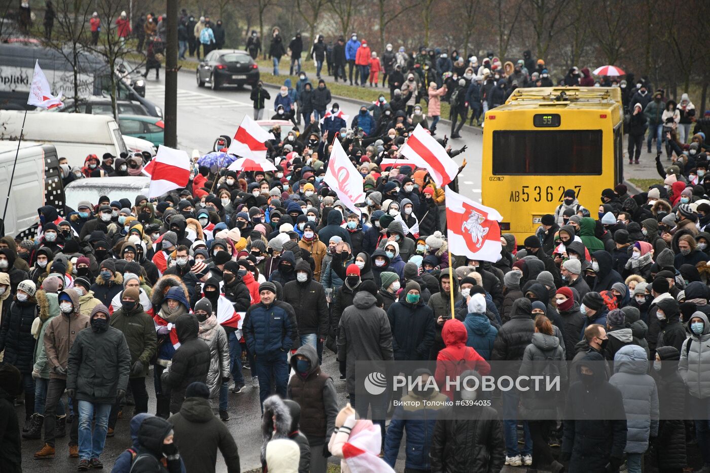 Акция протеста в Минске