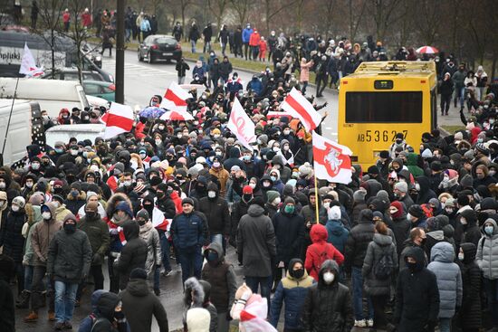 Акция протеста в Минске