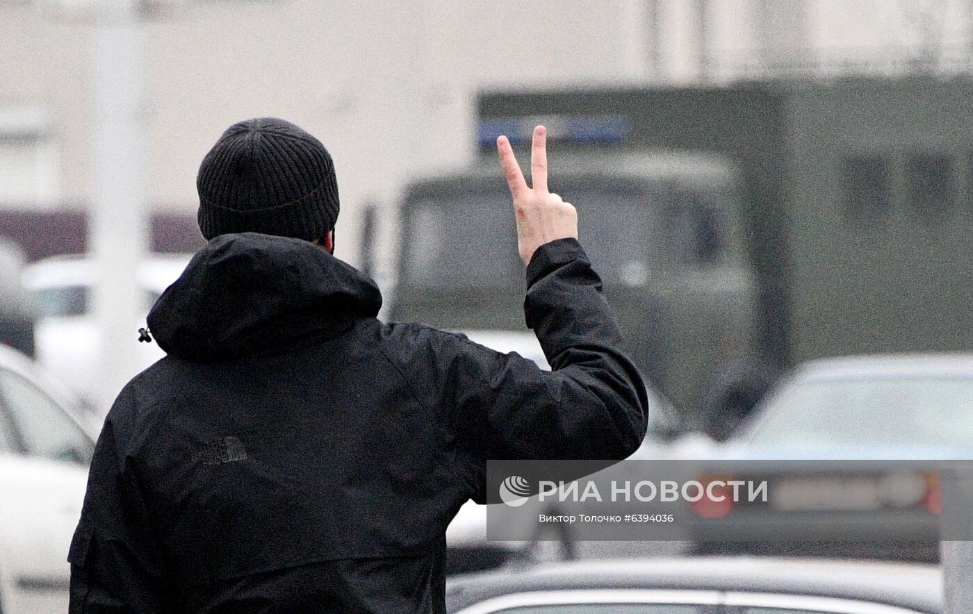 Акция протеста в Минске