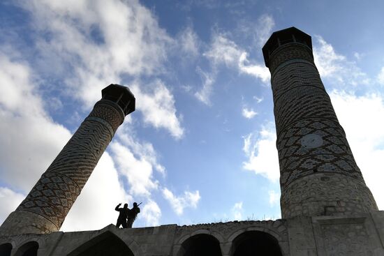 Город Агдам в Азербайджане