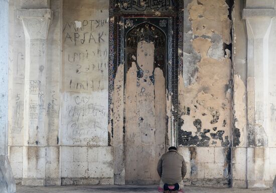 Город Агдам в Азербайджане