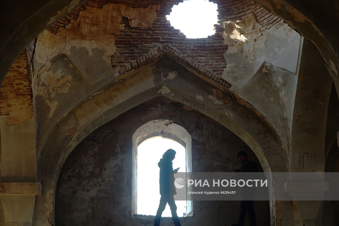 Город Агдам в Азербайджане