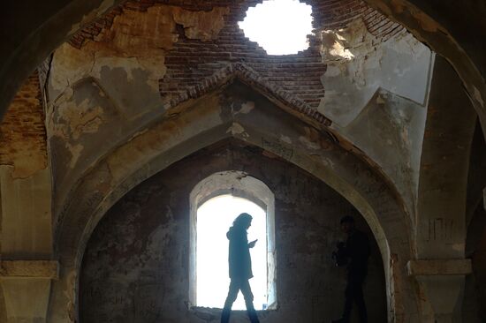 Город Агдам в Азербайджане