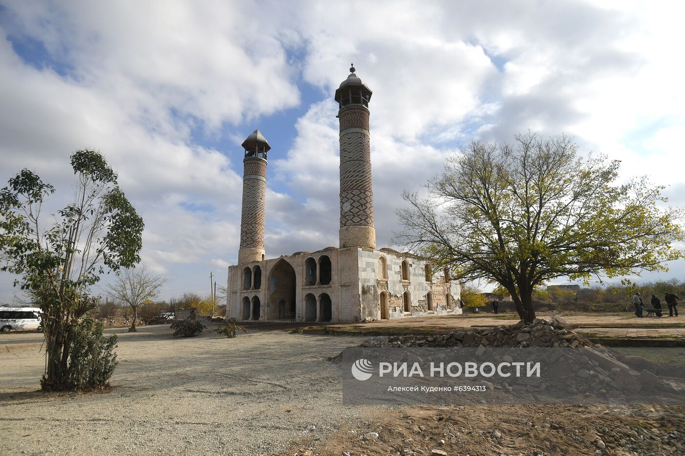 Город Агдам в Азербайджане