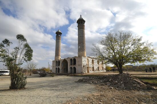 Город Агдам в Азербайджане