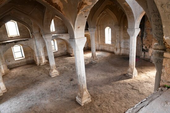 Город Агдам в Азербайджане