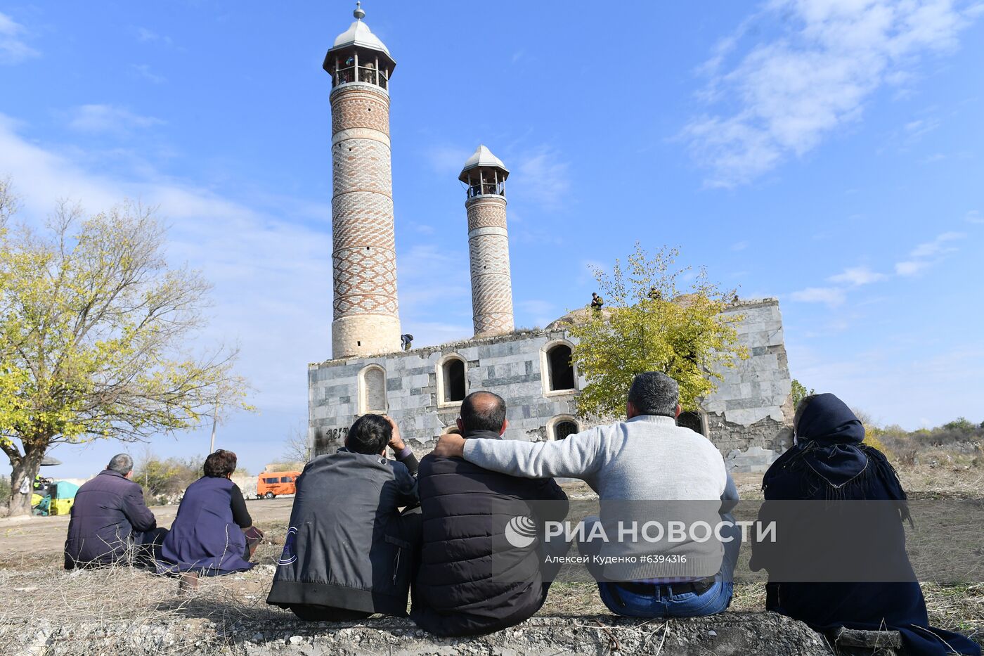 Город Агдам в Азербайджане